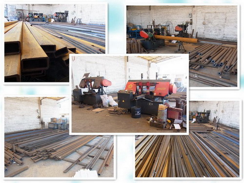 采用国家标准的钢材加工部件及机械主体